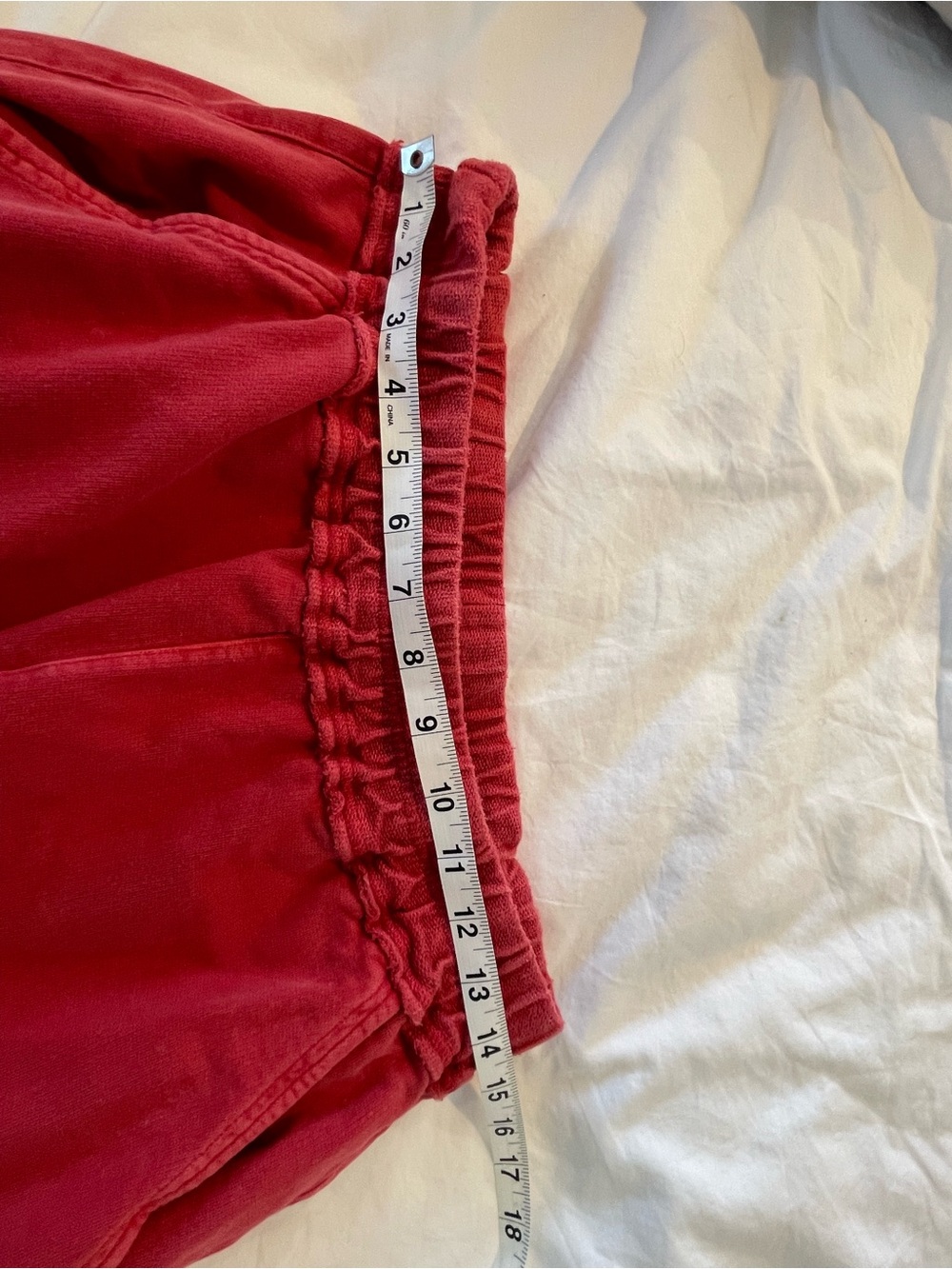 Free People Red Elastic Waist Jogger - Picture 13 of 13